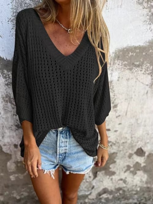 Nura Stylish V-Neck Top