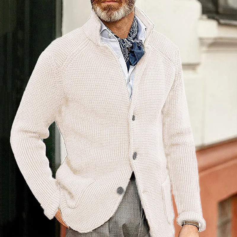 Kian™ | Elegant Ribbed Knitted Cardigan