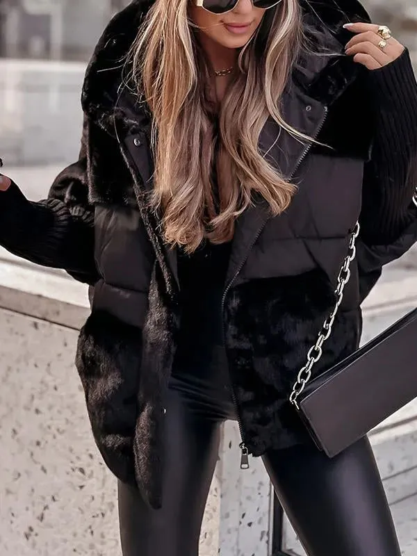 Lina | Oversized Teddy Puffer Coat