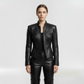 Contour Wave Leather Jacket