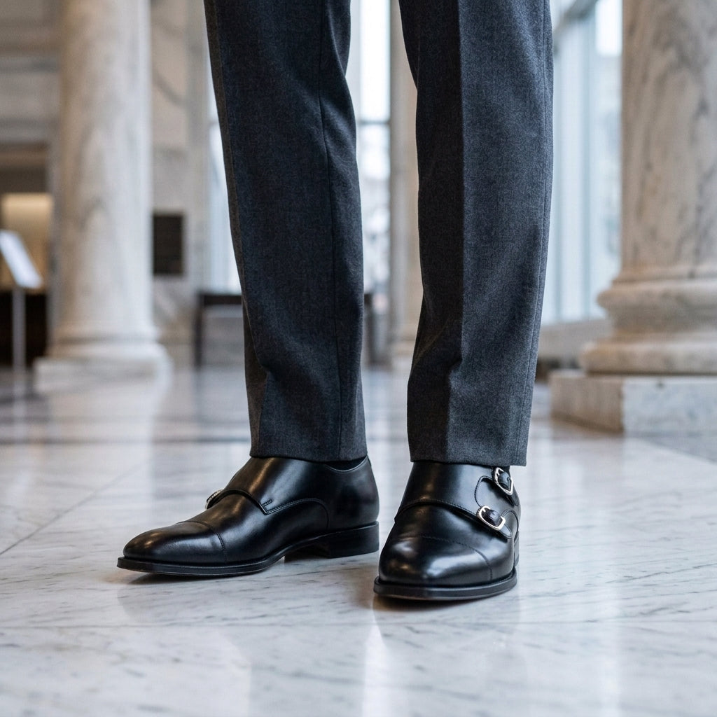 Ira | Leather Monk-Strap Dress Shoes