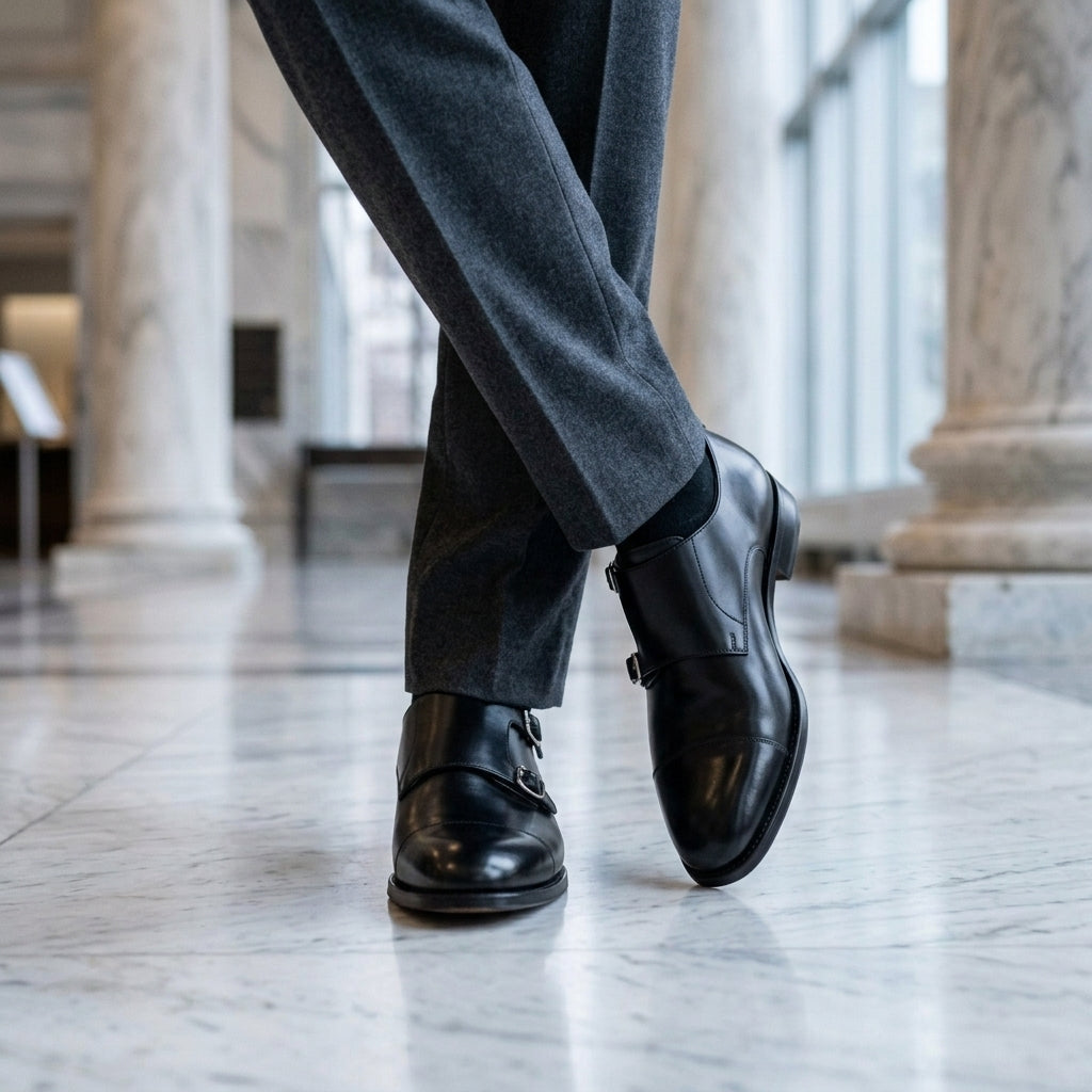 Ira | Leather Monk-Strap Dress Shoes
