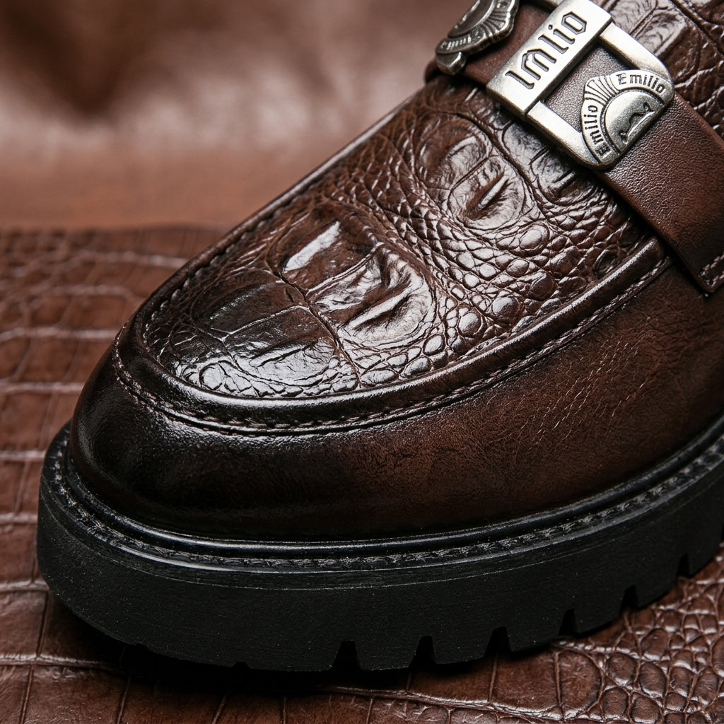 Rockwell | Metal Buckle Chunky Loafers