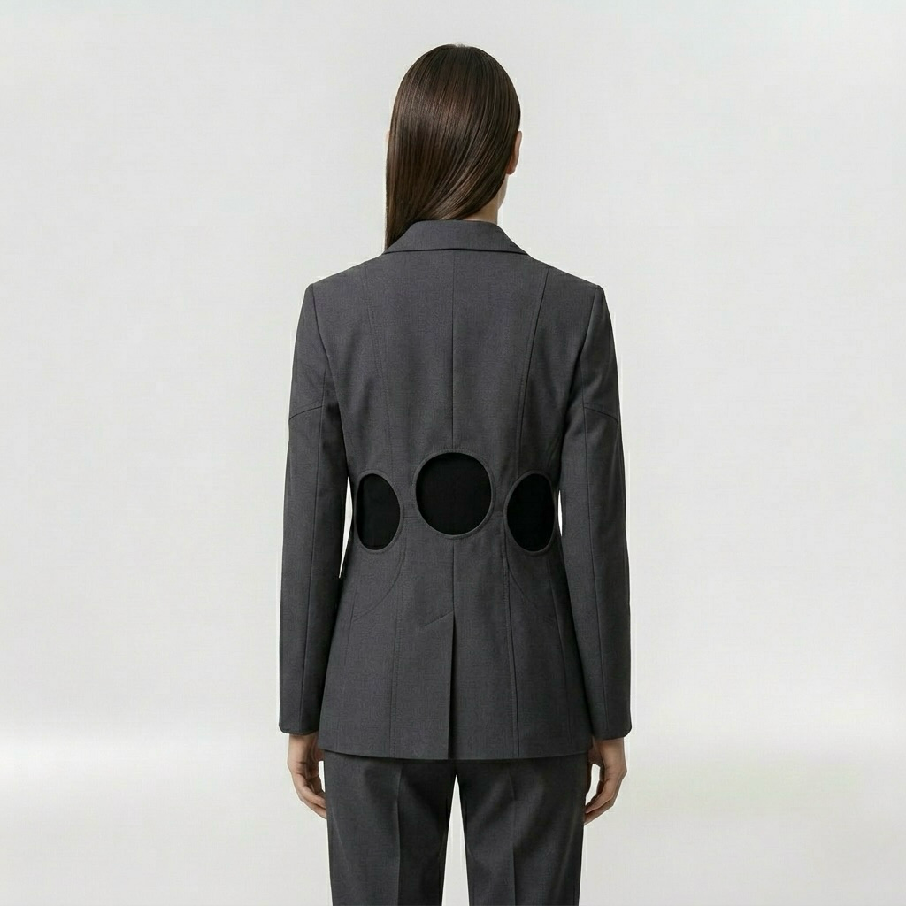 Precision Cutout Tailored Blazer