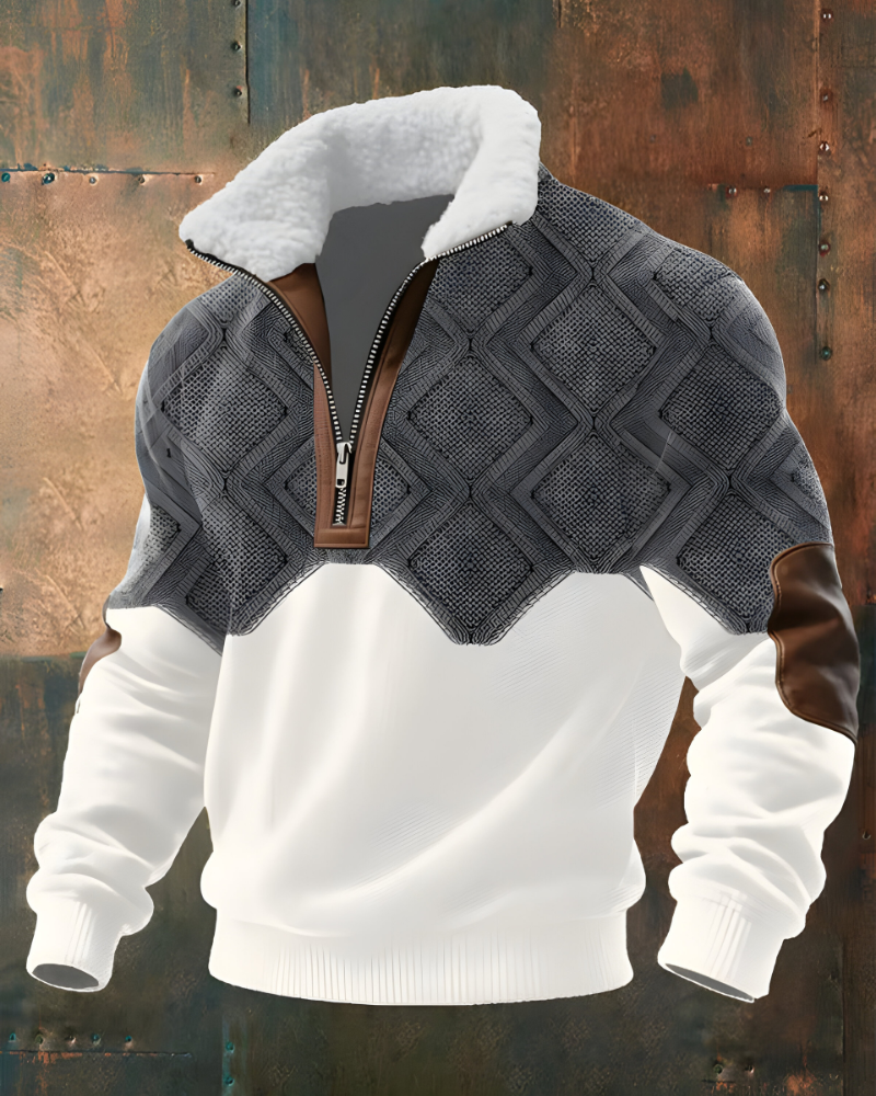Hugo™ | Comfortable Textured Half-Zip Sweater