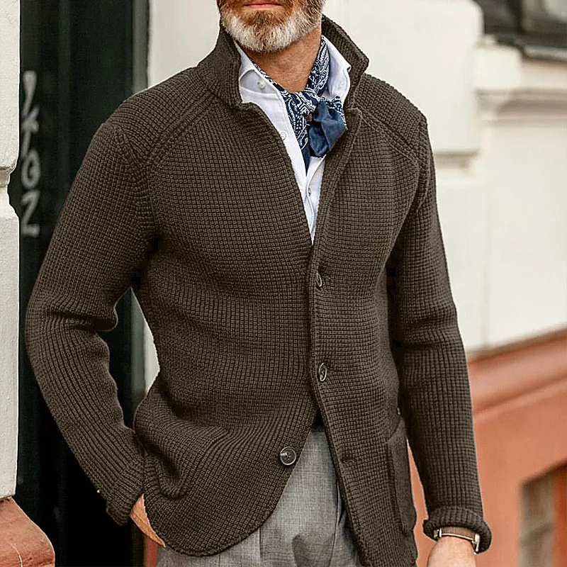 Kian™ | Elegant Ribbed Knitted Cardigan