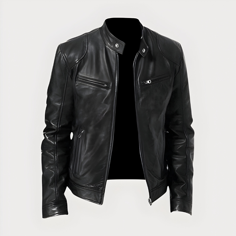 Joren™ | Classic Zip-Up Biker Jacket