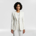 Precision Tailored Minimalist Suit Blazer