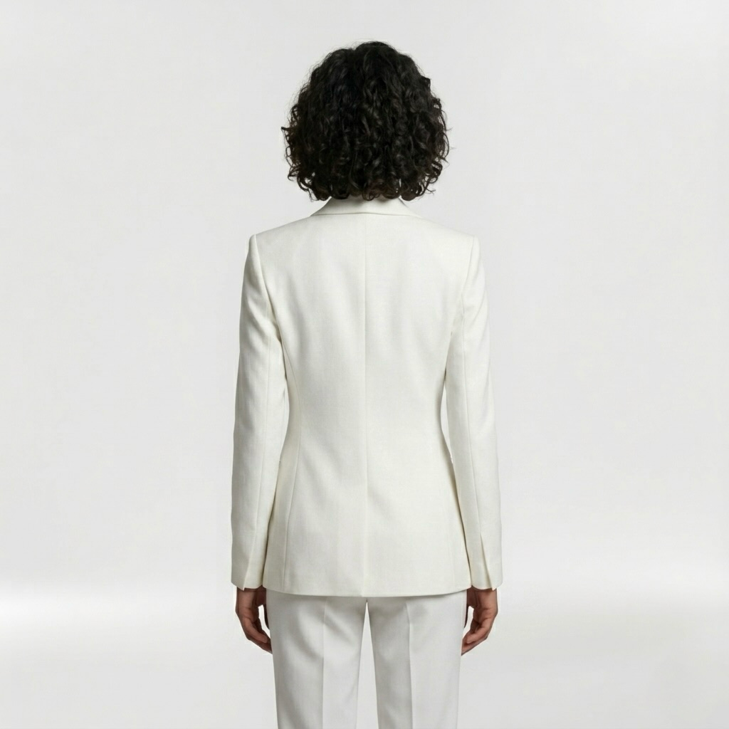 Precision Tailored Minimalist Suit Blazer