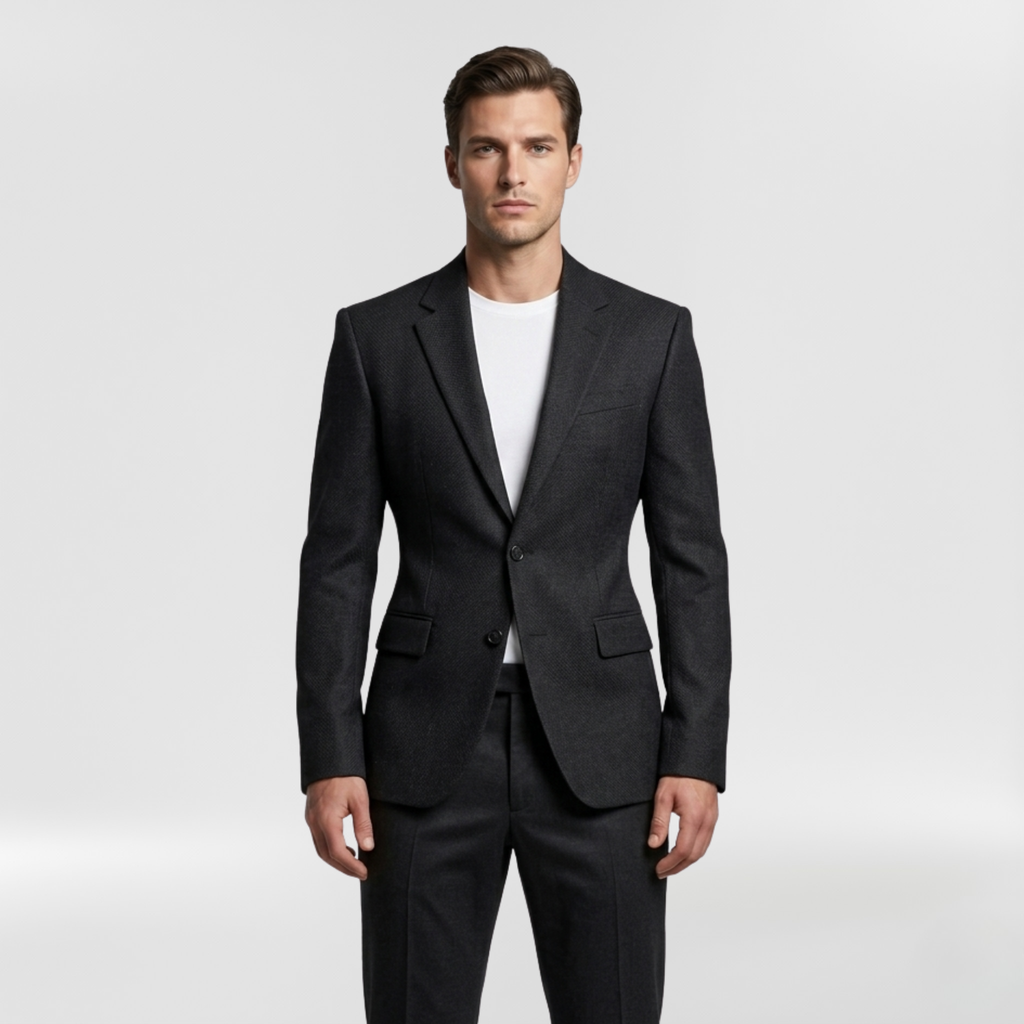 Obsidian Crest Suit Jacket