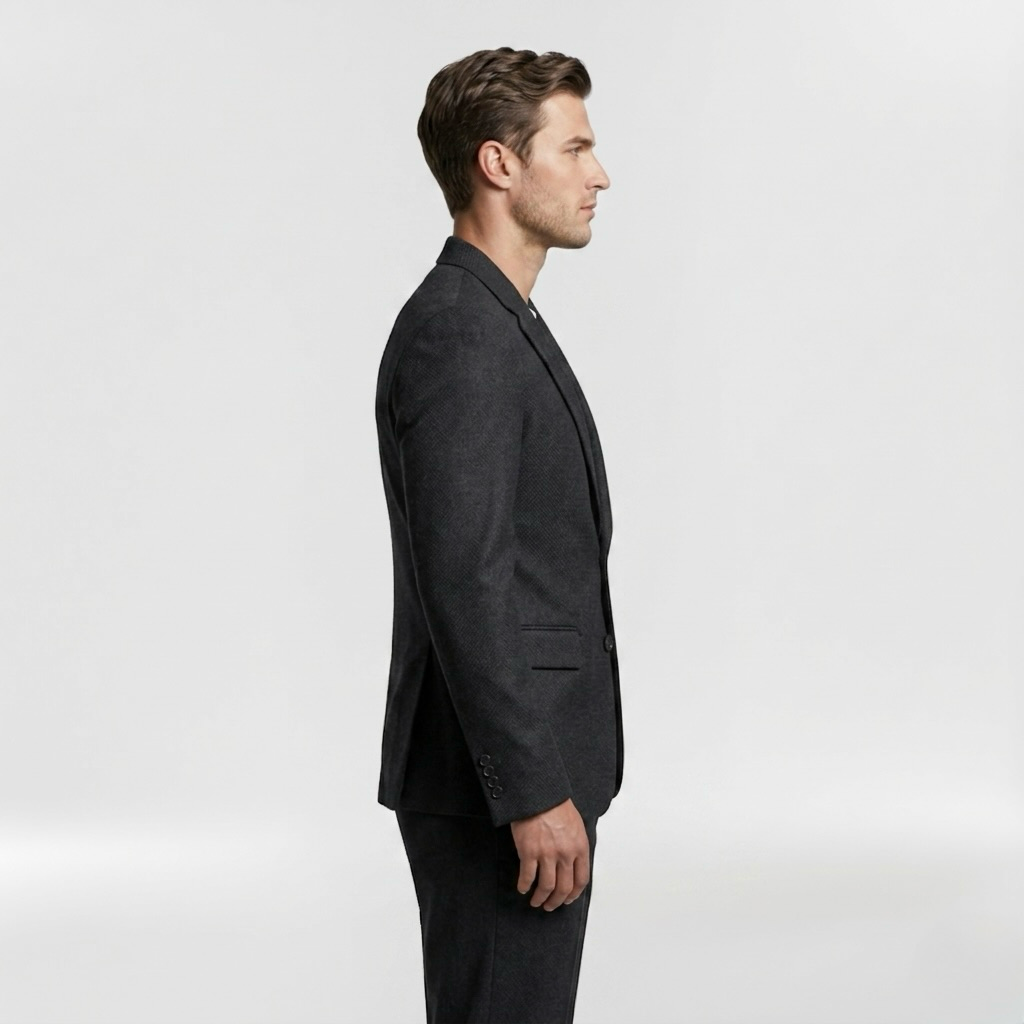 Obsidian Crest Suit Jacket
