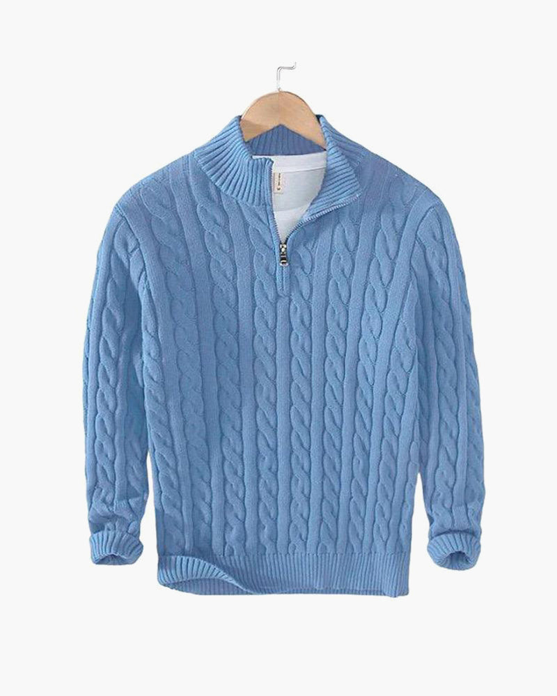 Eamon™ | Classic Knitted Half-Zip Sweater