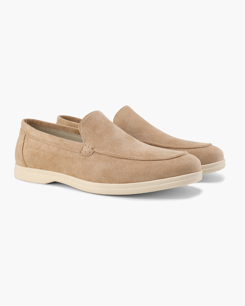 Men's Suede Loafers Slip-On Casual Shoes