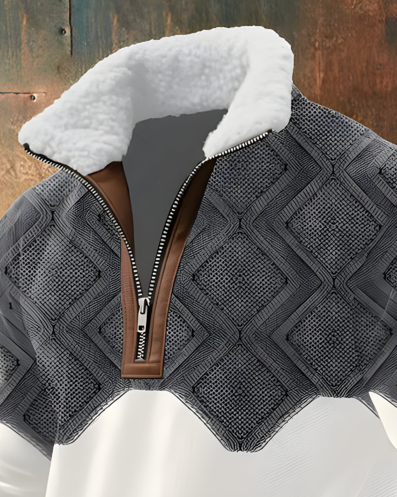 Hugo™ | Comfortable Textured Half-Zip Sweater