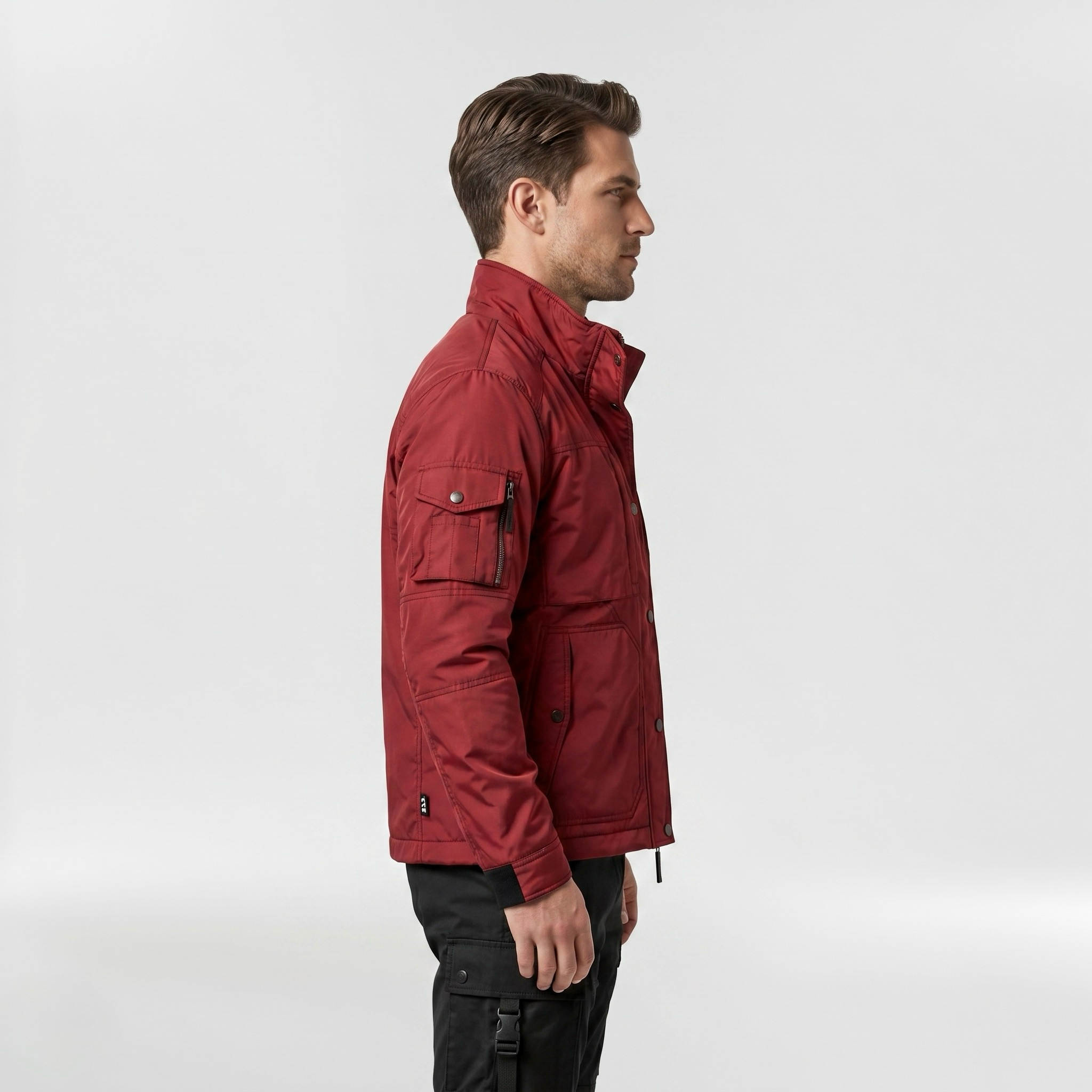 Crimson Vanguard Utility Jacket
