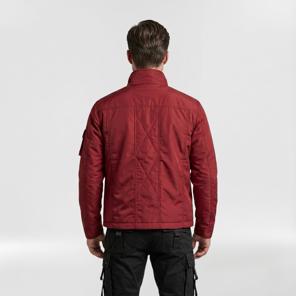 Crimson Vanguard Utility Jacket