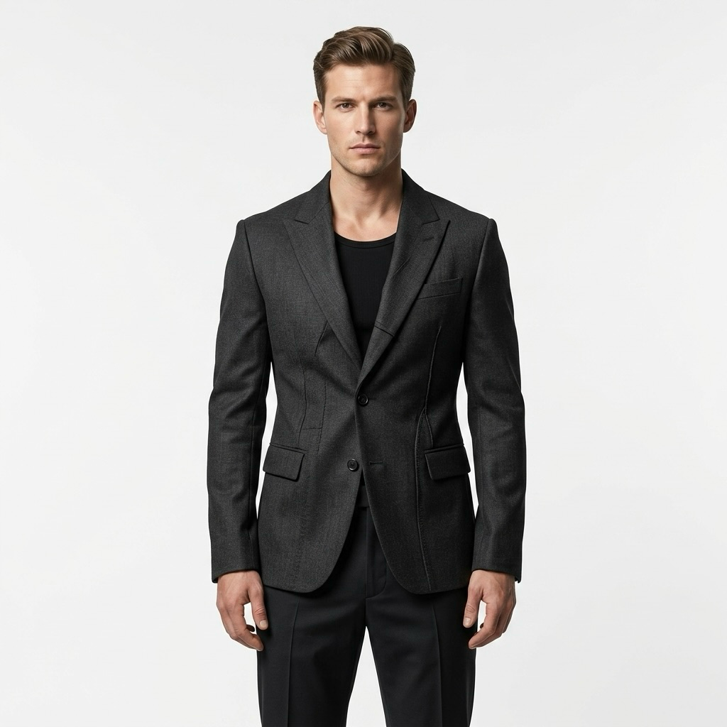 Noir Precision Tailored Blazer