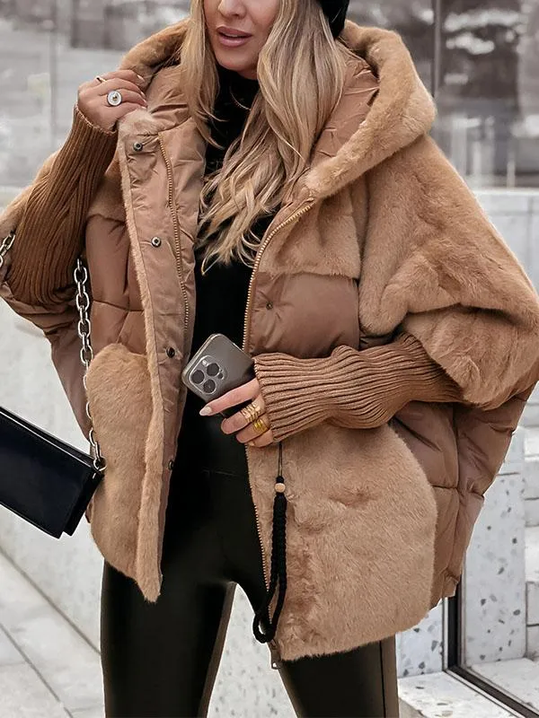 Lina | Oversized Teddy Puffer Coat