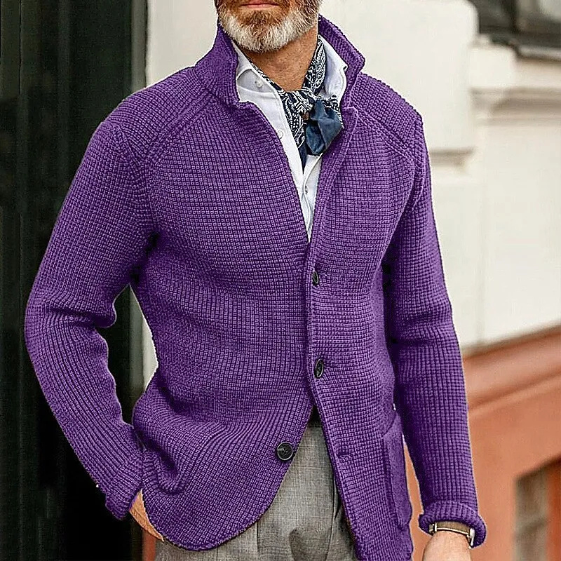 Kian™ | Elegant Ribbed Knitted Cardigan