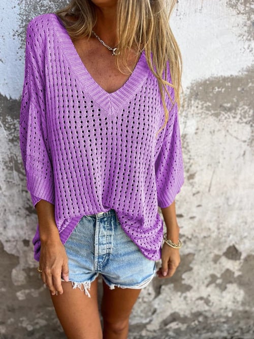 Nura Stylish V-Neck Top