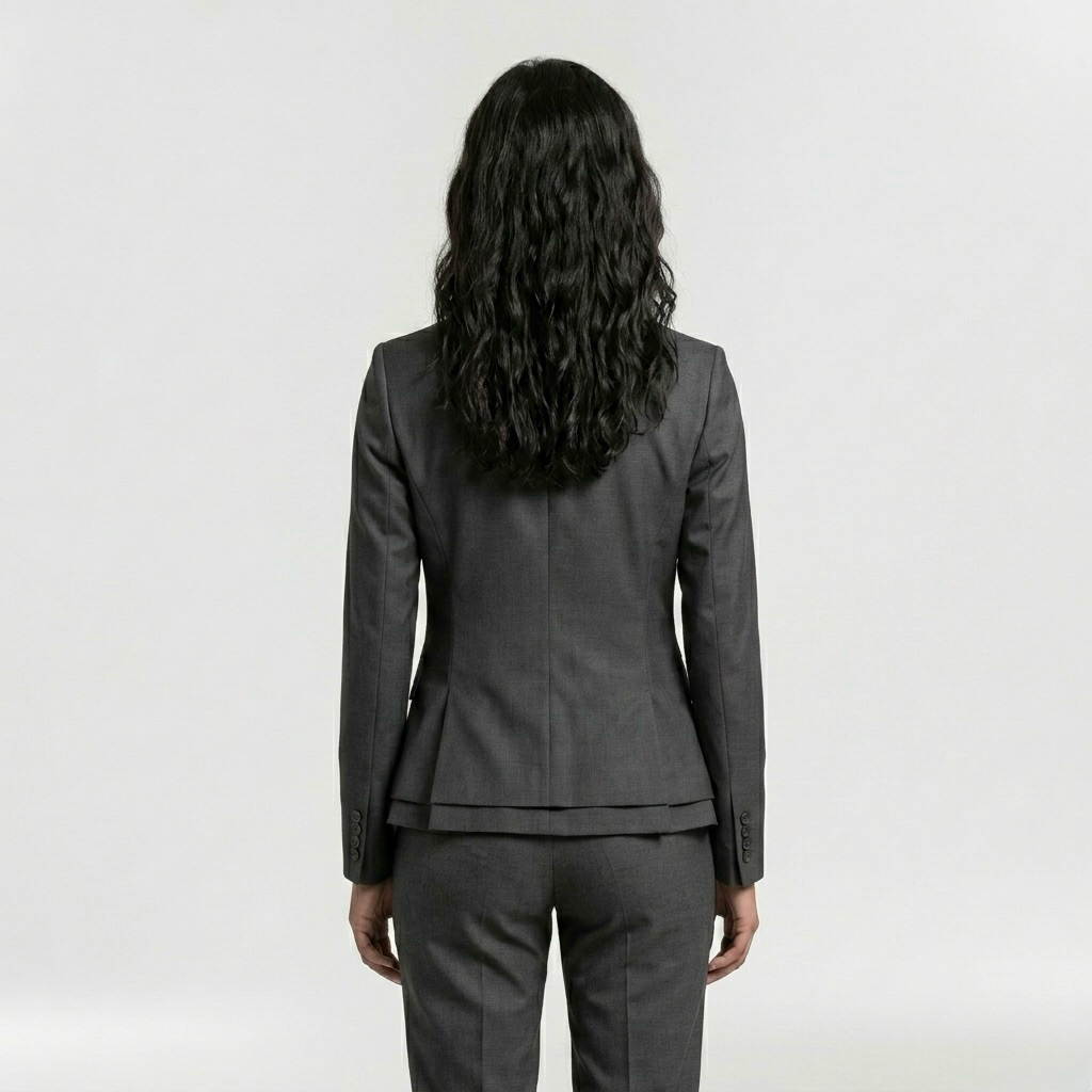 Modern Tailored Double-Button Blazer