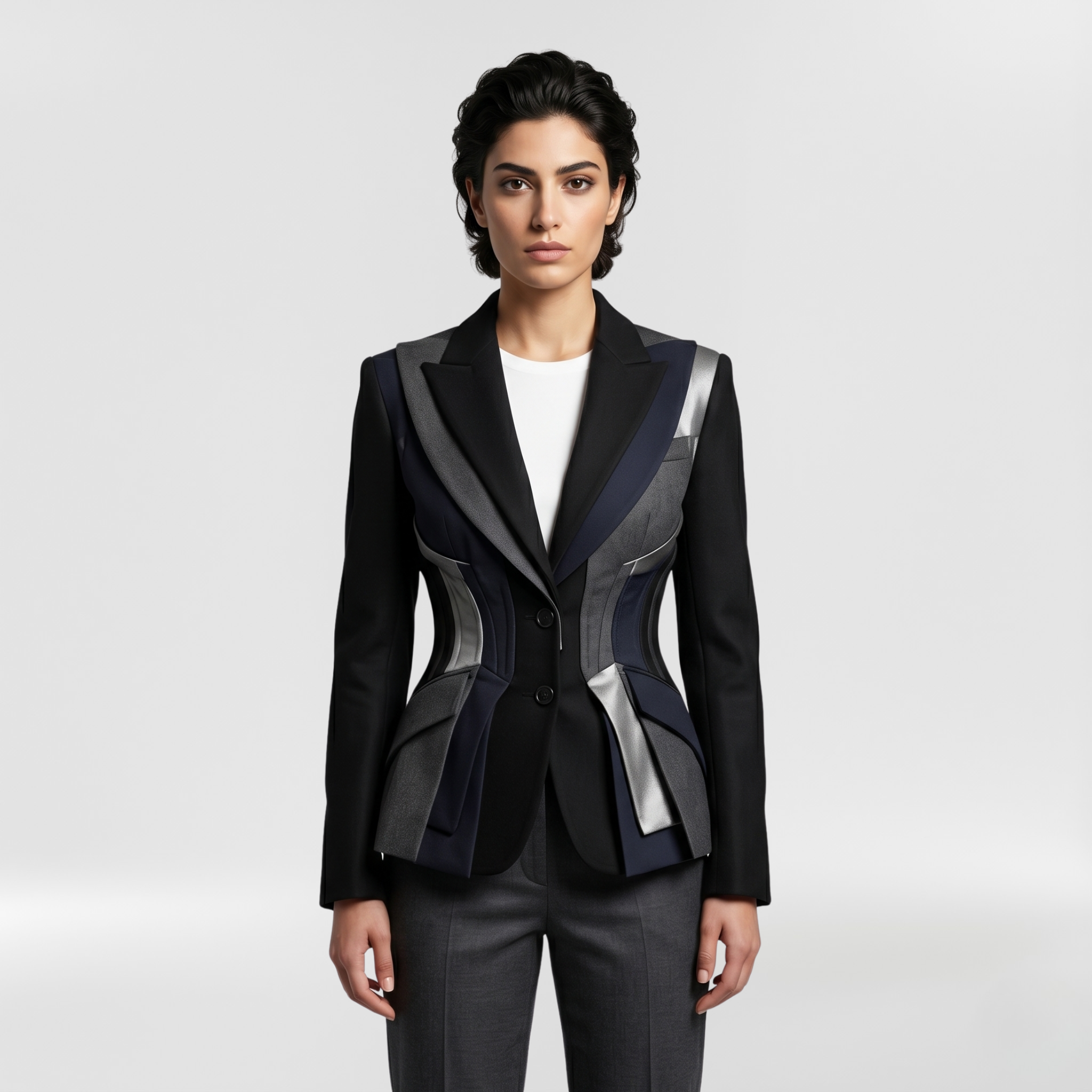 Architectural Panel Tailored Blazer