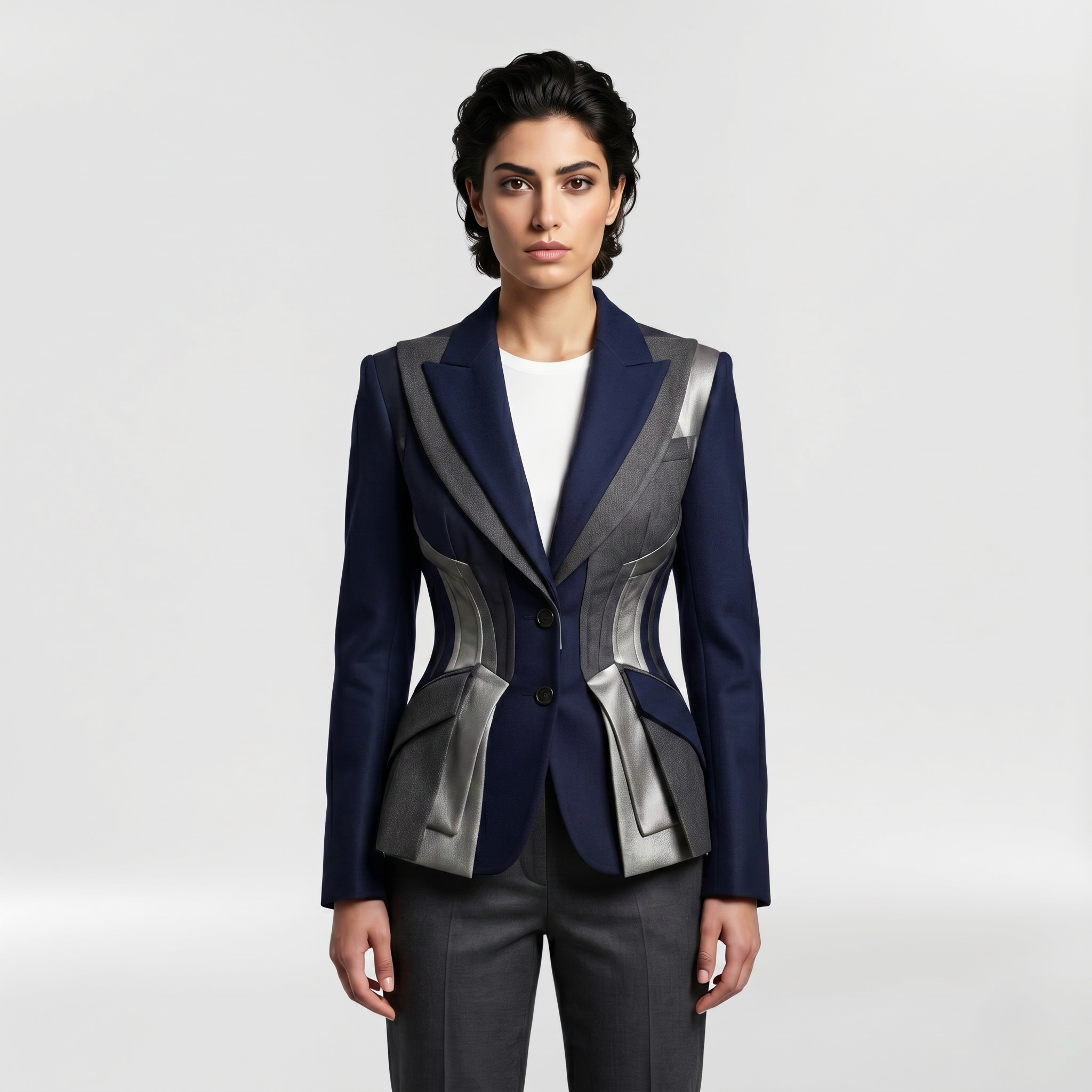 Architectural Panel Tailored Blazer