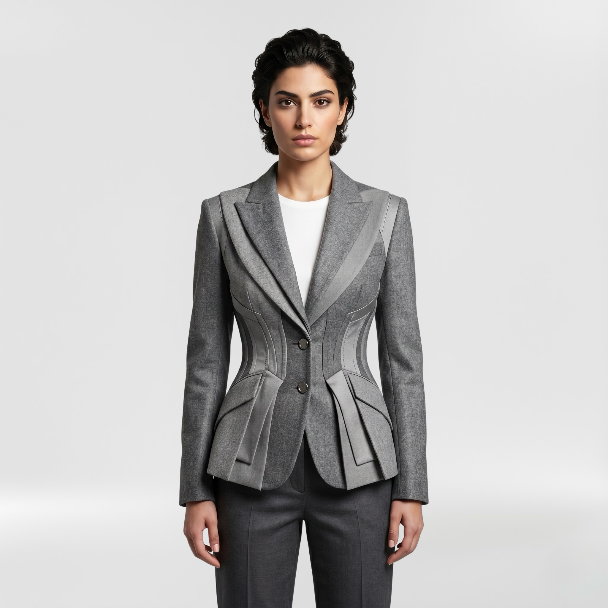 Architectural Panel Tailored Blazer
