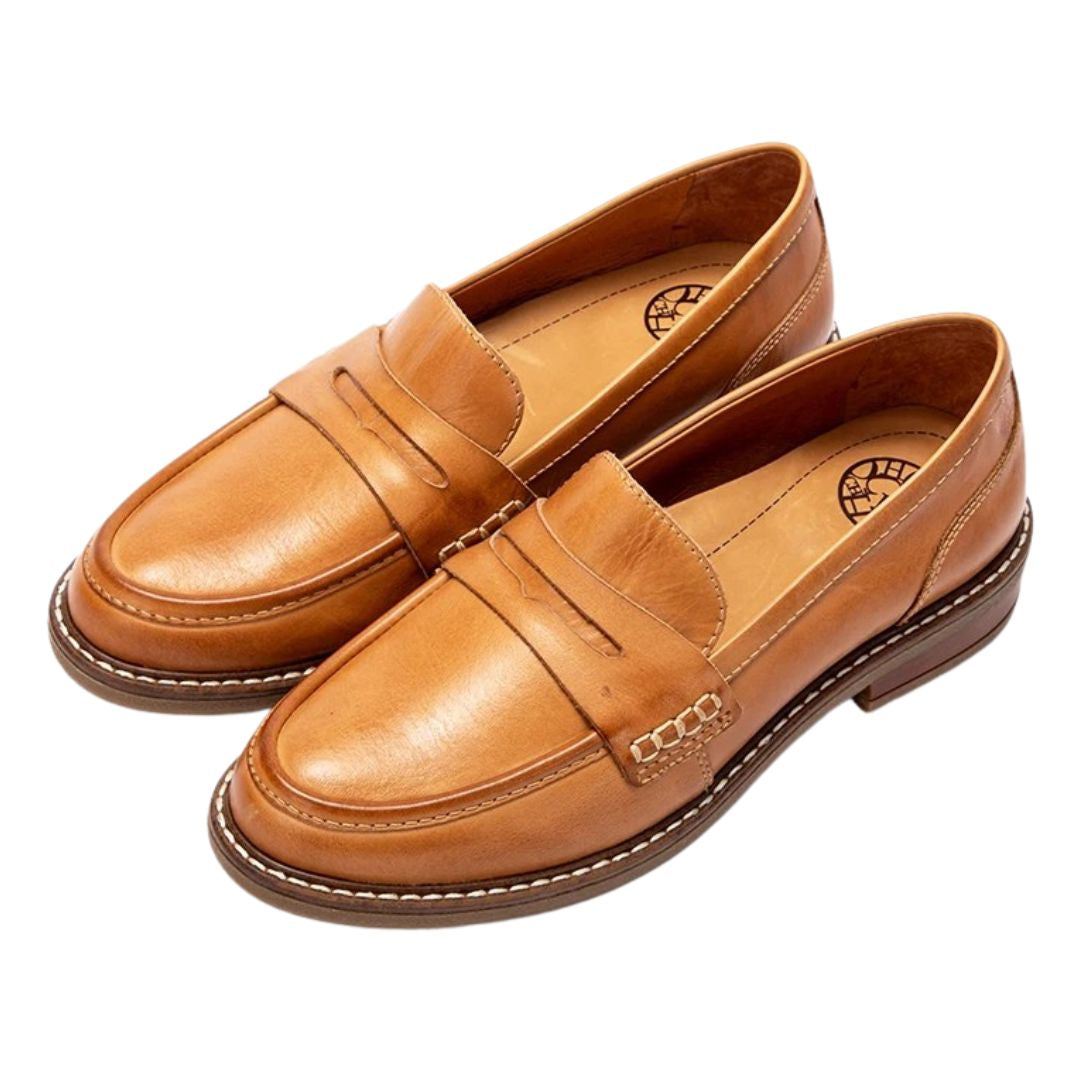 Upton | Cushioned Leather Driving Loafers