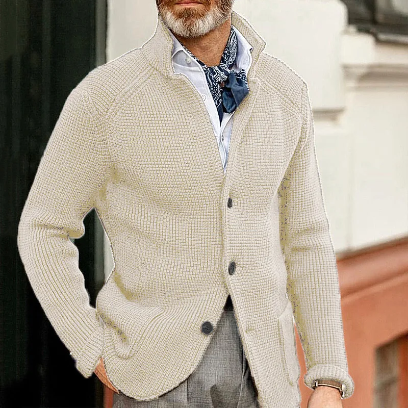 Kian™ | Elegant Ribbed Knitted Cardigan