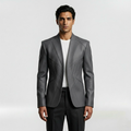 Geometric Precision Tailored Blazer