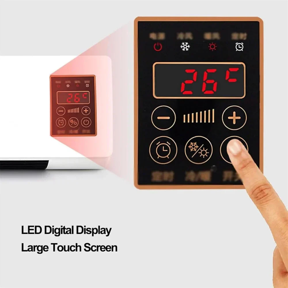 Air Conditioner | Heating & Cooling | Wall-Mounted with Remote Control