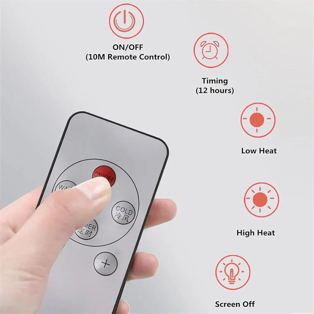 Air Conditioner | Heating & Cooling | Wall-Mounted with Remote Control