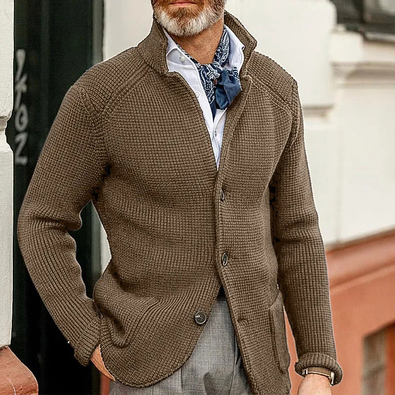 Kian™ | Elegant Ribbed Knitted Cardigan