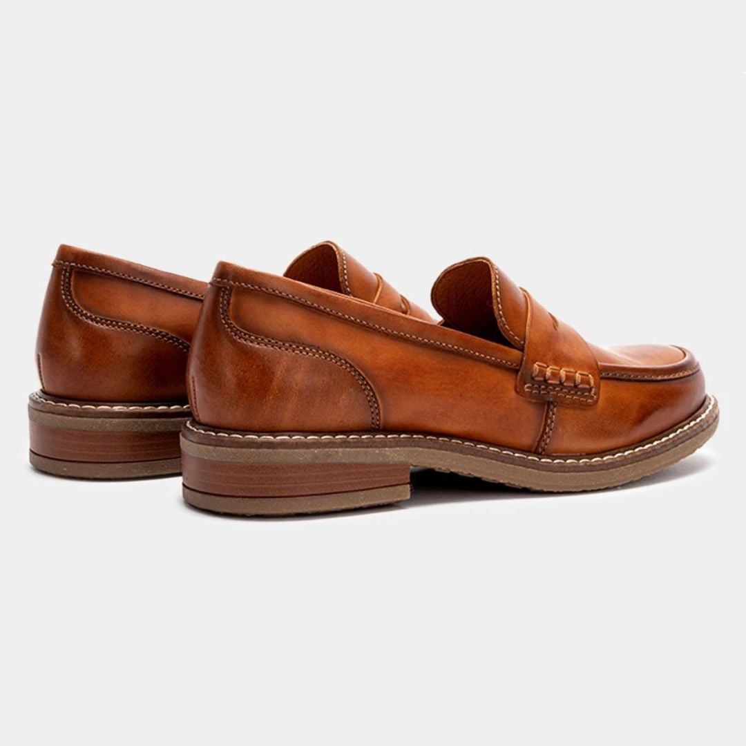 Upton | Cushioned Leather Driving Loafers