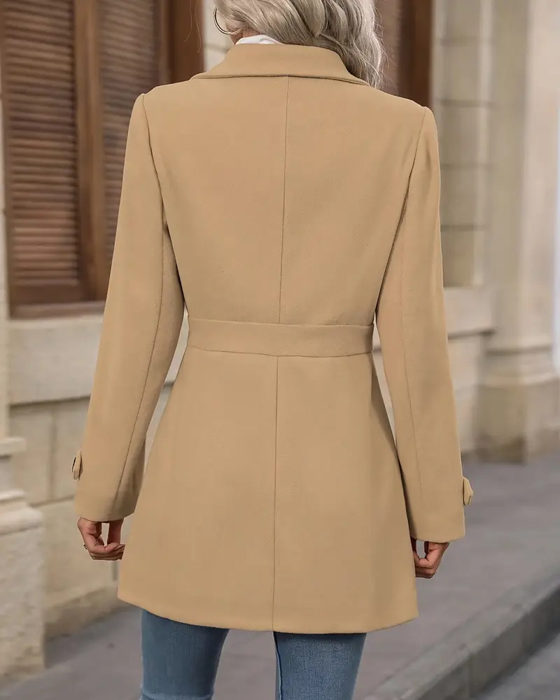 Elena™ | Elegant Tailored Coat