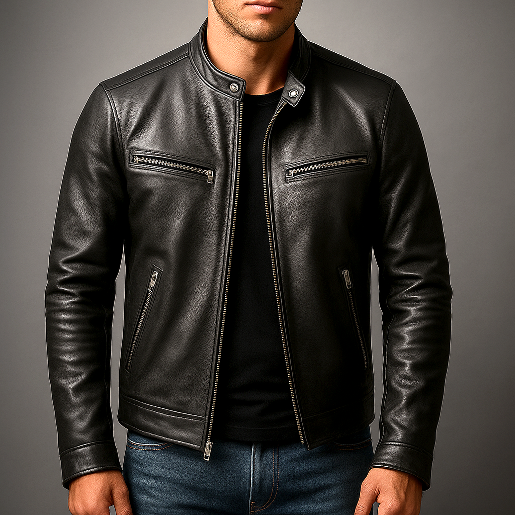 Jace™ | Casual Leather Jacket
