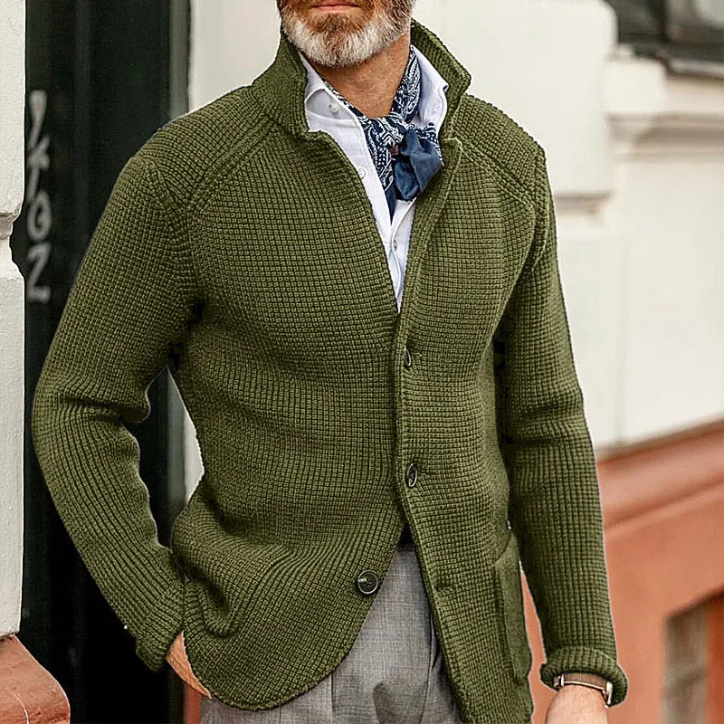 Kian™ | Elegant Ribbed Knitted Cardigan