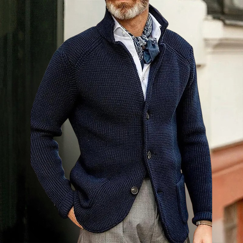 Kian™ | Elegant Ribbed Knitted Cardigan