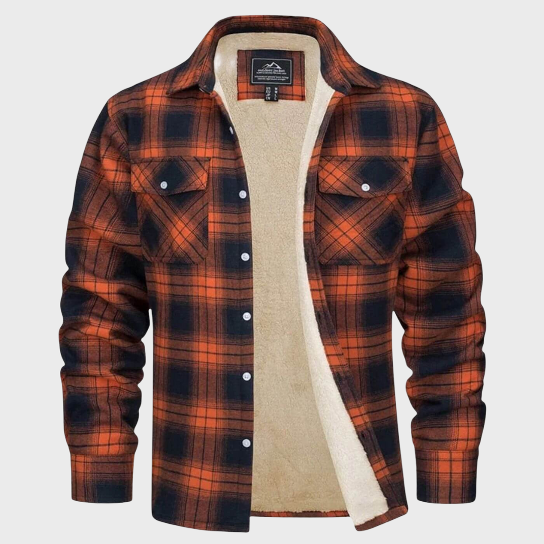 Axel™ | Casual Checked Shirt Jacket