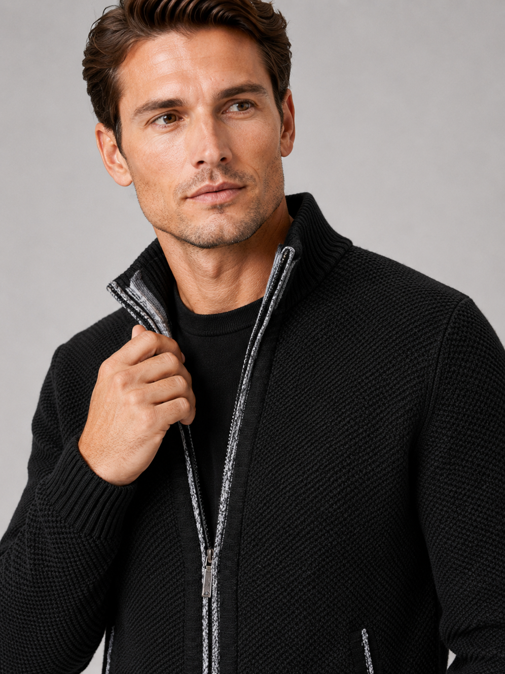Ashton | Full-Zip Fleece Cardigan