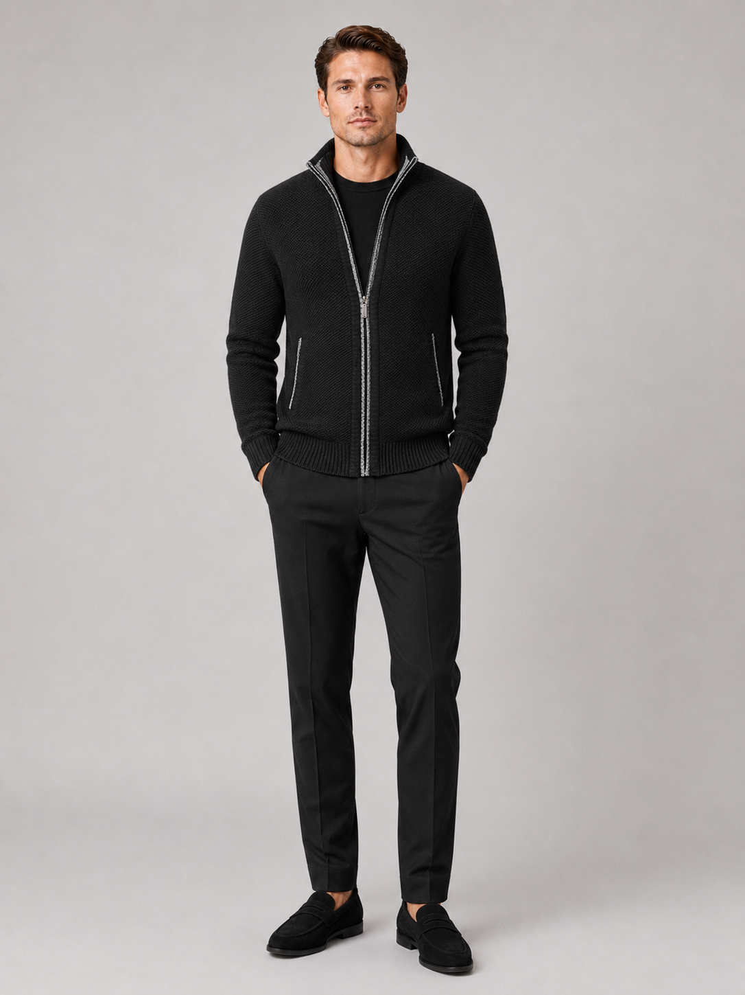 Ashton | Full-Zip Fleece Cardigan