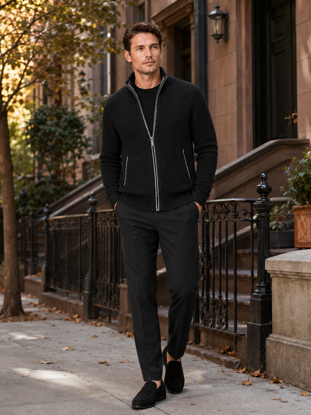 Ashton | Full-Zip Fleece Cardigan
