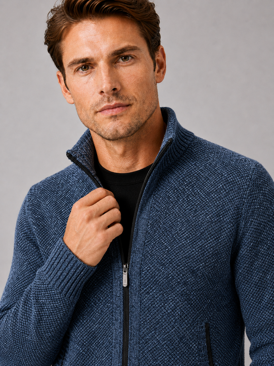 Ashton | Full-Zip Fleece Cardigan
