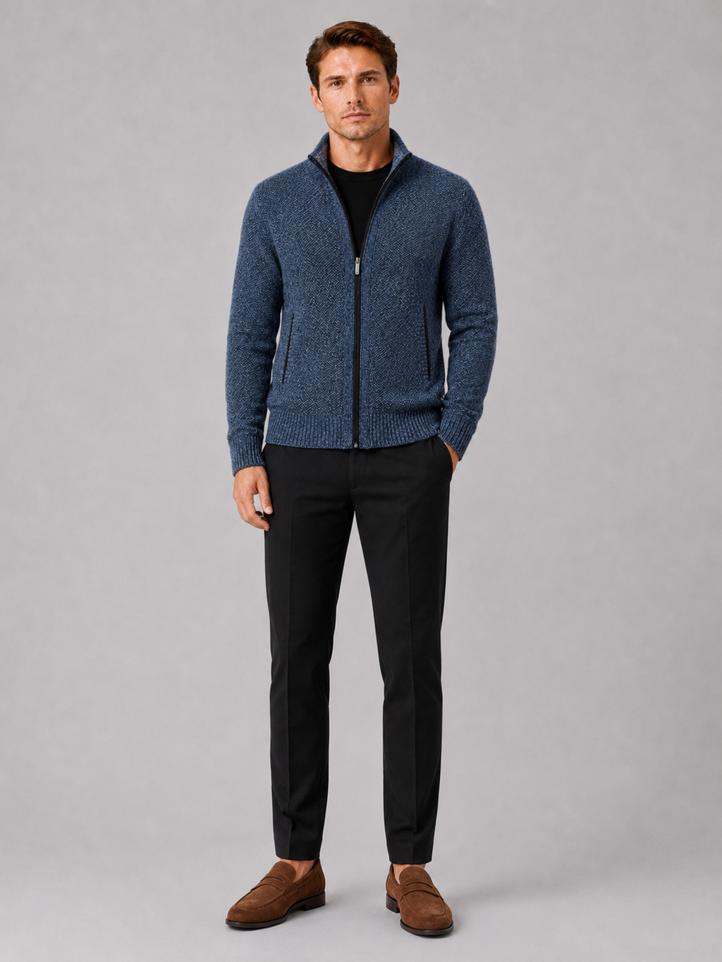 Ashton | Full-Zip Fleece Cardigan
