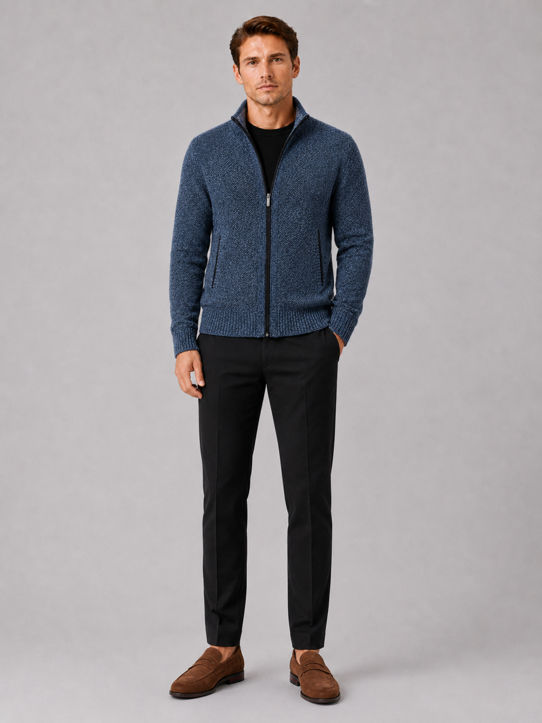 Ashton | Full-Zip Fleece Cardigan