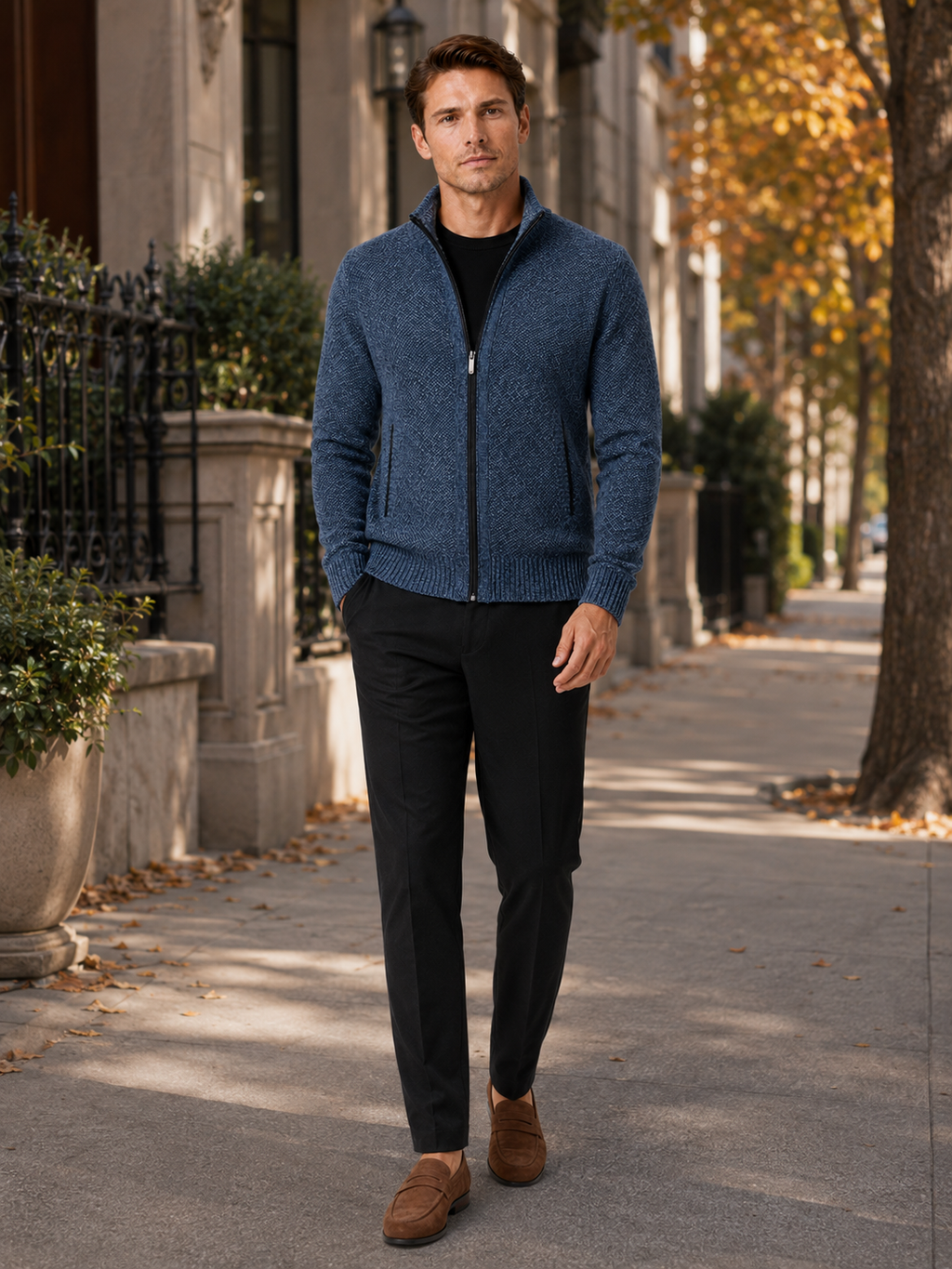 Ashton | Full-Zip Fleece Cardigan