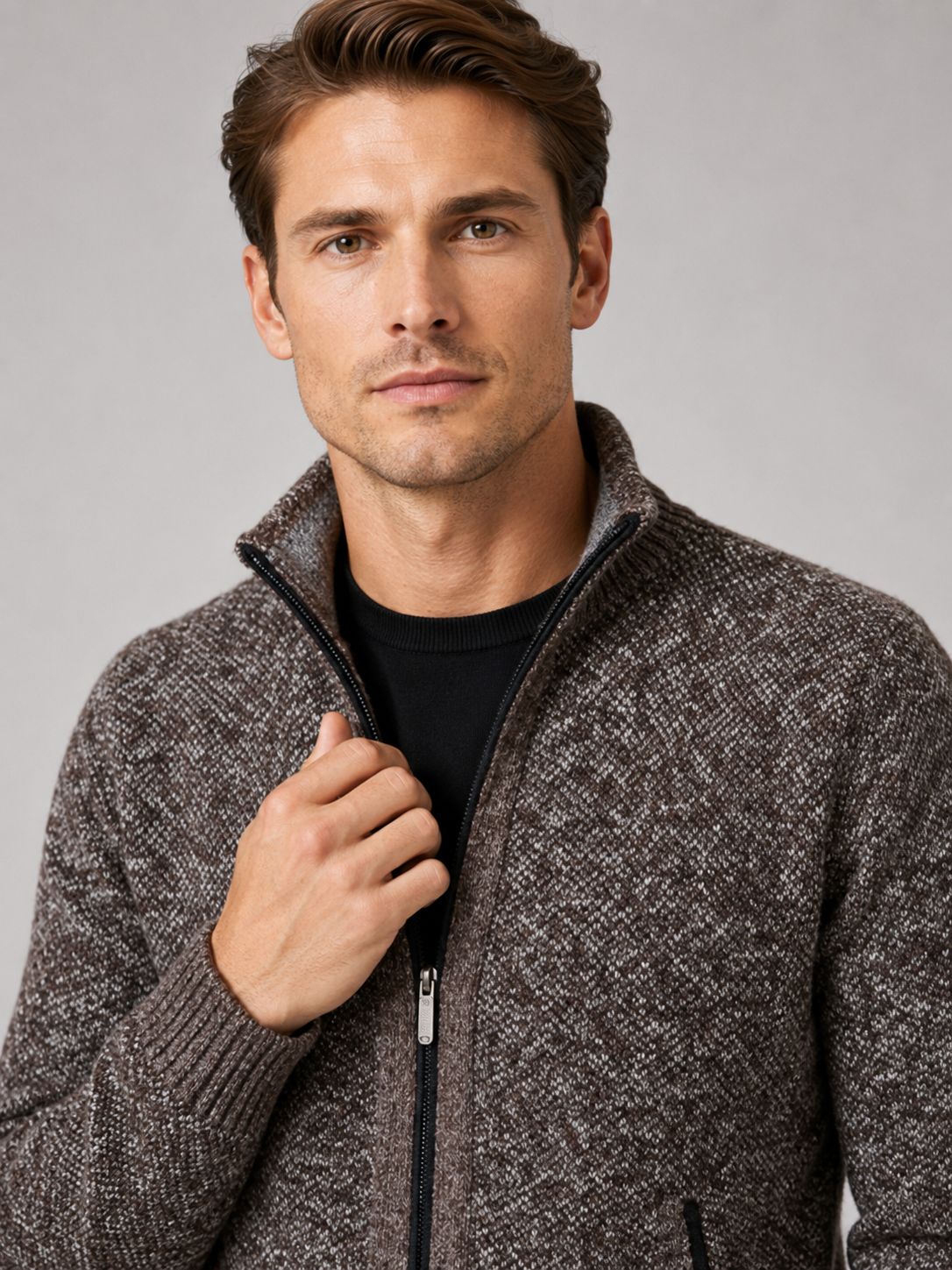 Ashton | Full-Zip Fleece Cardigan