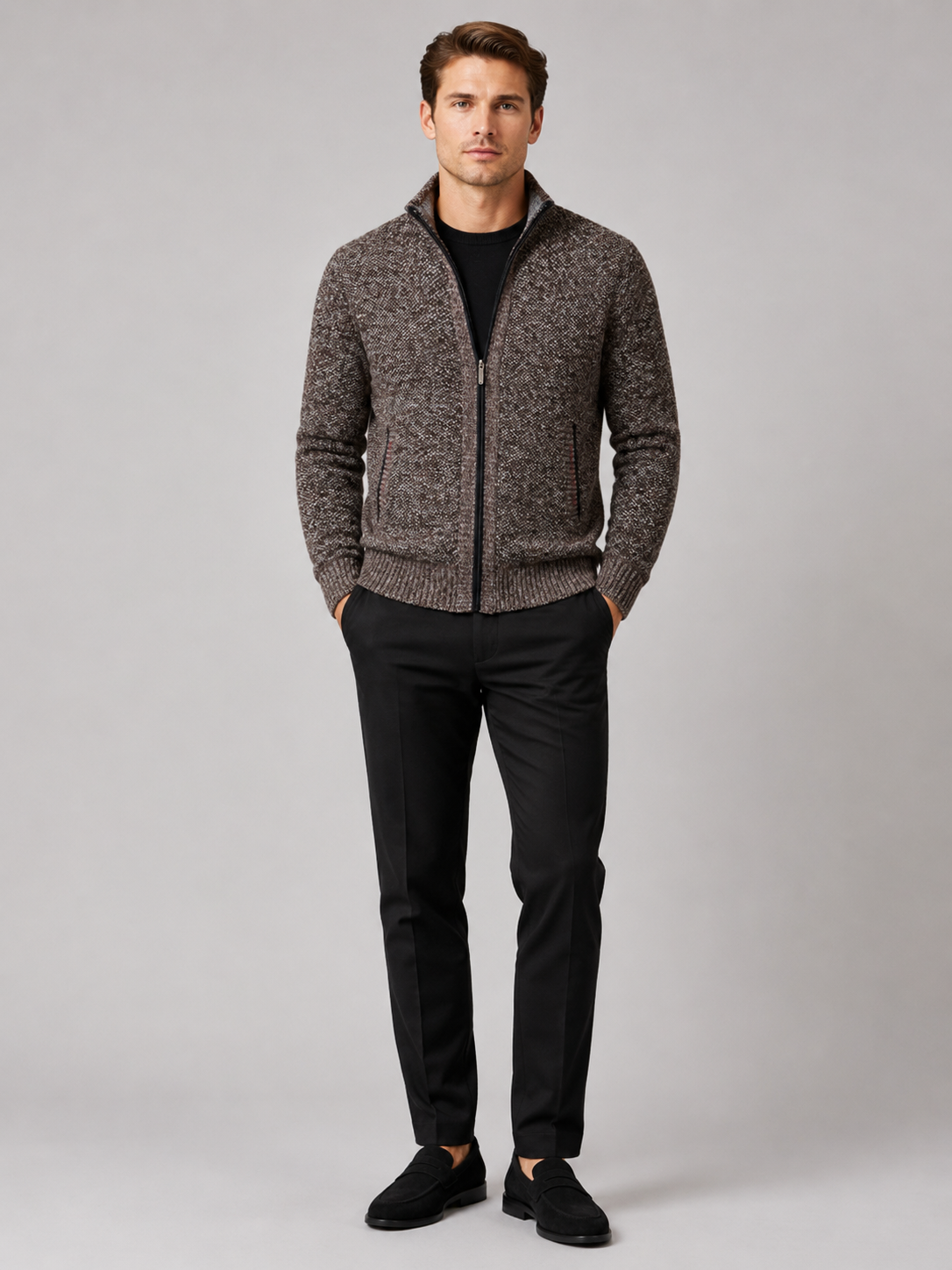 Ashton | Full-Zip Fleece Cardigan