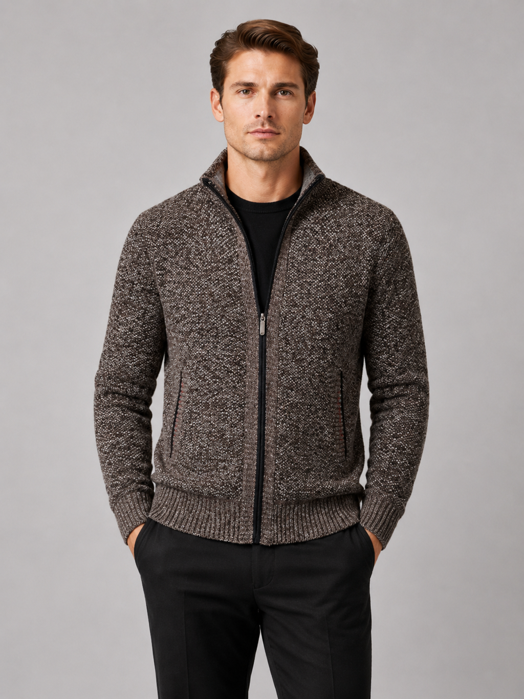 Ashton | Full-Zip Fleece Cardigan